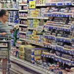 Man shopping for groceries