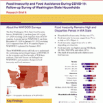 Food Insecurity and Food Assistance During COVID-19: Follow-up Survey of Wa State