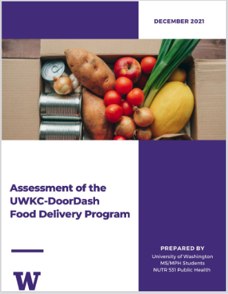 Assessment of the UWKC DoorDash Food Delivery Program - UW
