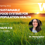 Spring 2022 Sustainable Food Systems for Population Health NUTR 512