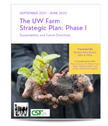 The UW Farm Strategic Plan - Phase I thumbnail preview of report cover